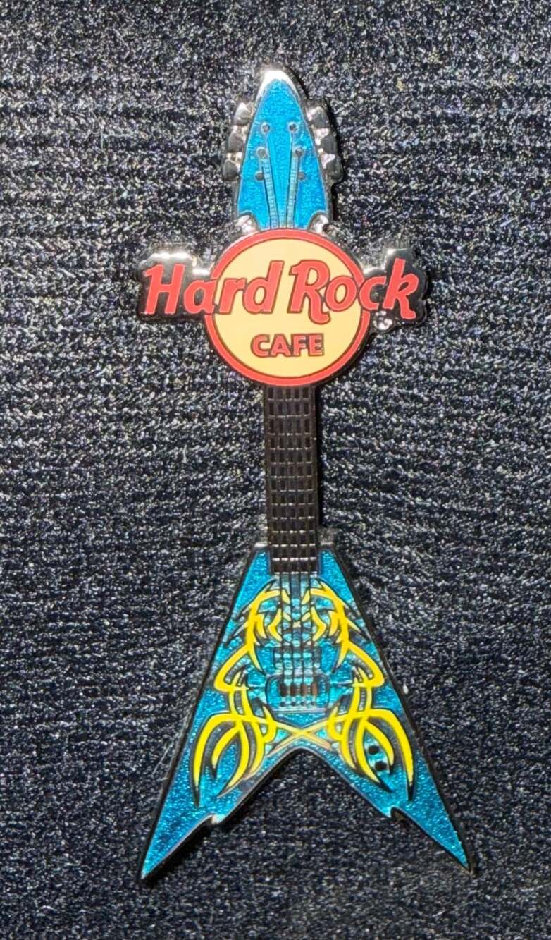 Hard Rock Cafe - Flying V Guitar Collector Pin